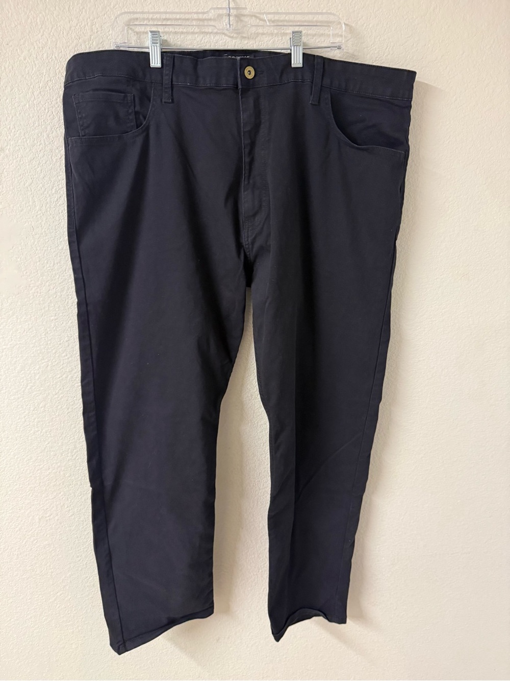 Dockers Men's Black Straight Jeans with Branded Waist Patch - Picture 2 of 8